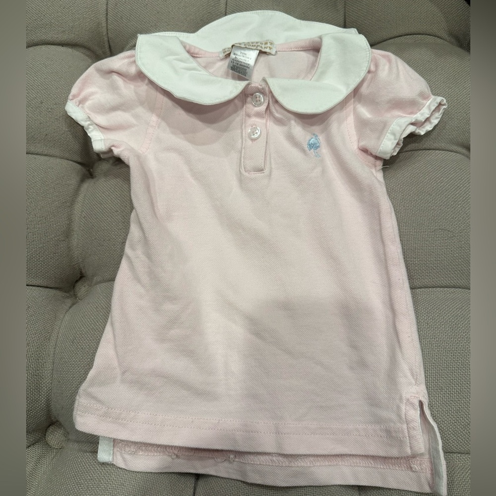 TBBC Beaufort Bonnet Company collar polo 12-18m